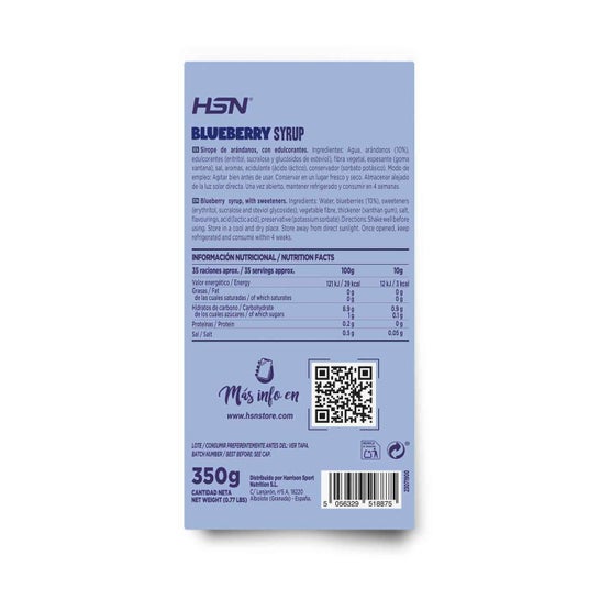 HSN Sirope Arándano Azul 350g