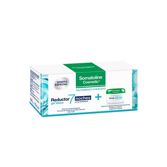 Gel frais réducteur de somatoline 7 nuits + Gommage exfoliant