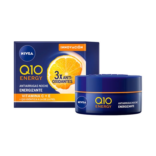 Nivea Q10+ Vitamin C Anti-Rides Crème de Nuit Energisante 50ml