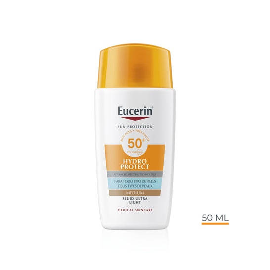 Eucerin Hydro Protect Fluido Ultra Light Tinted Medio SPF50+ 50ml