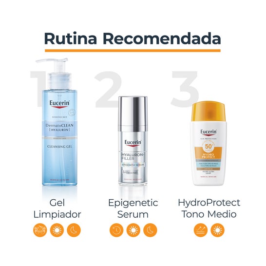 Eucerin Hydro Protect Fluido Ultra Light Tinted Medio SPF50+ 50ml