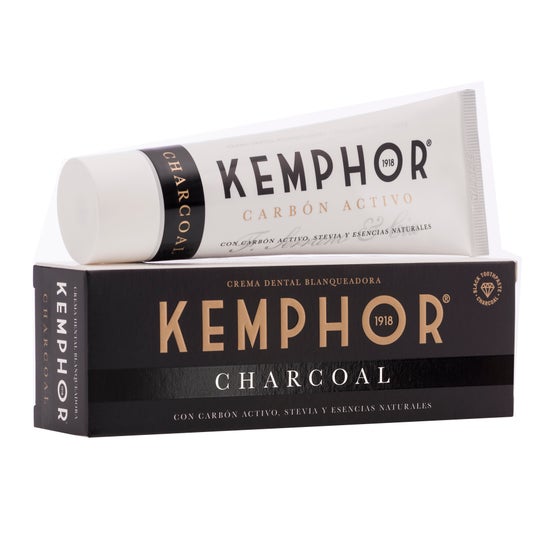 Kemphor 1918 Crème blanchissante pour les dents au charbon de bois 75 ml