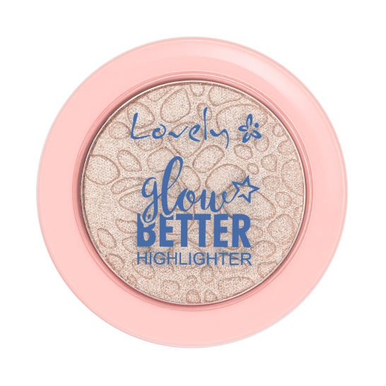 Lovely Glow Better Highlighter Poudre de mise en lumière 1pc