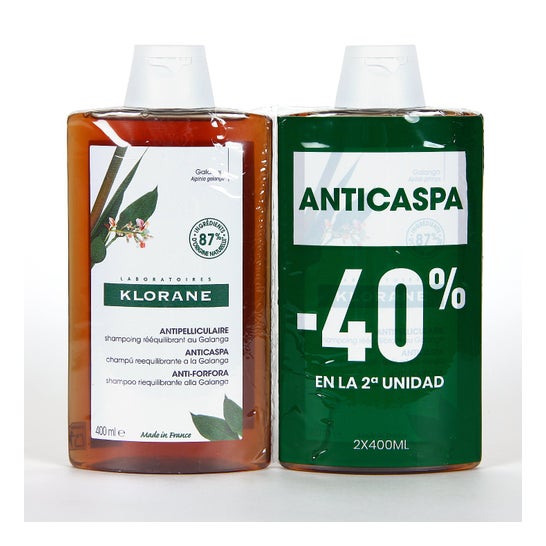 Klorane Shampooing Galanga 2x400ml