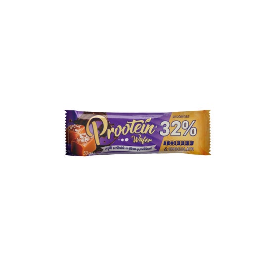 Menufitness Barres de Gaufres Protéinées 32% Chocolat Caramel 50g