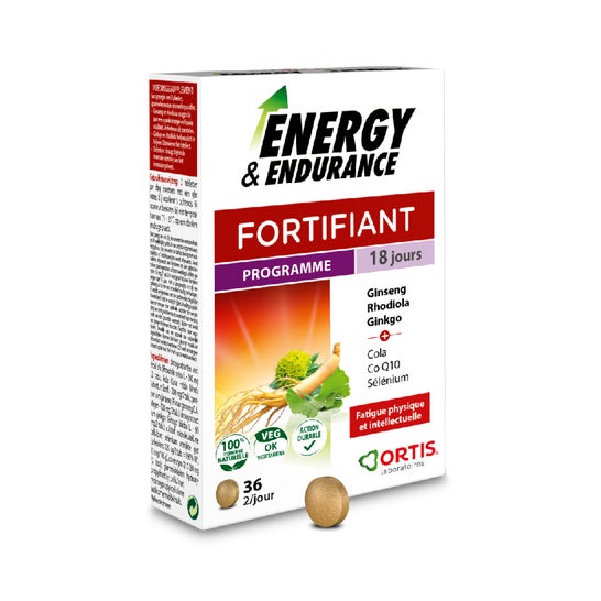 Ortis Energy & Endurance Fortifiant 36 Comprimés