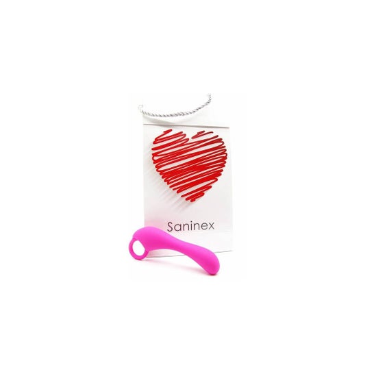 Saninex Stimulateur Duplex Orgasmic Anal Stimulator Unisex Pink 1 pc