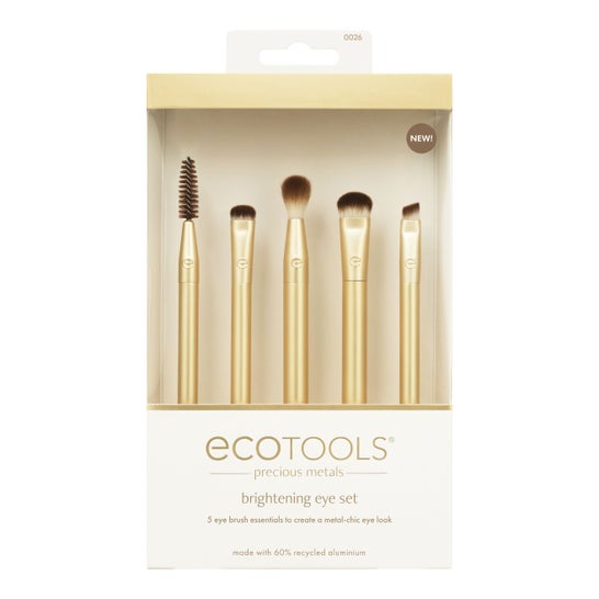 Ecotools Precious Metals Set de Pinceaux Yeux 5 Unités