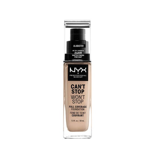 Nyx Can't Stop Won't Stop Full Coverage Alabaster 30ml