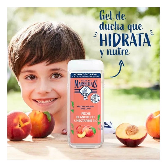 Le Petit Marseillais Gel Baño Melocotón y Albaricoque BIO 650ml Le Petit Marseillais Gel Baño Melocotón y Albaricoque BIO 650ml