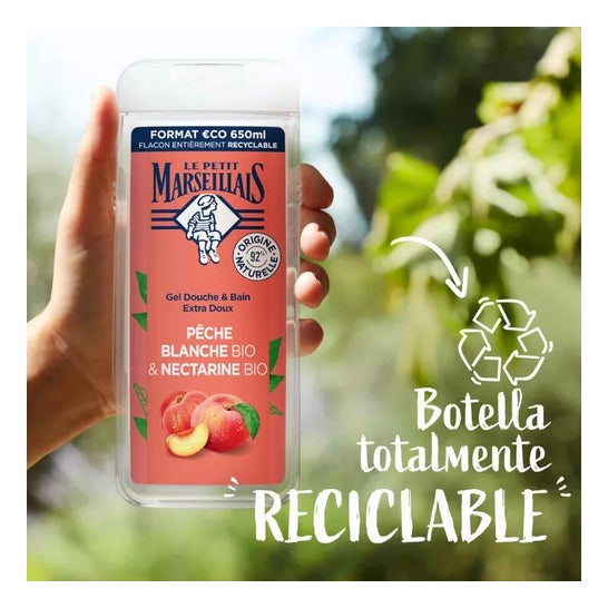 Le Petit Marseillais Gel Baño Melocotón y Albaricoque BIO 650ml Le Petit Marseillais Gel Baño Melocotón y Albaricoque BIO 650ml