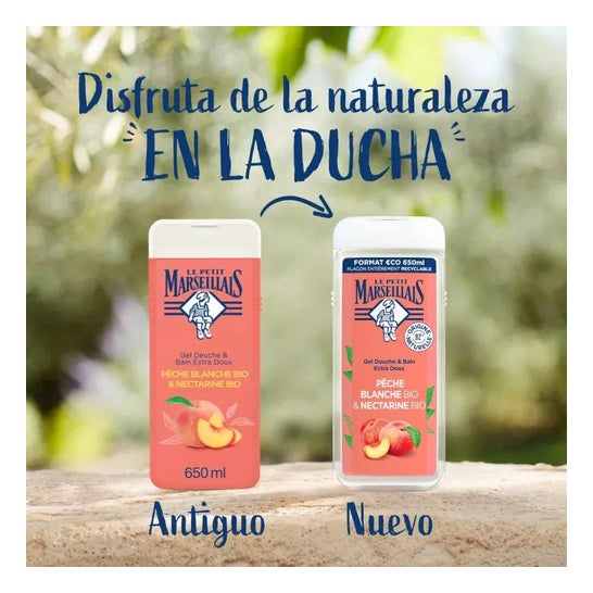 Le Petit Marseillais Gel Baño Melocotón y Albaricoque BIO 650ml Le Petit Marseillais Gel Baño Melocotón y Albaricoque BIO 650ml