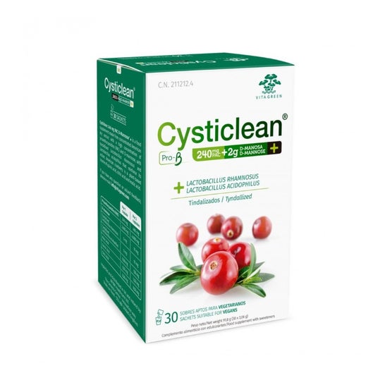 Vita Green Cysticlean Pro-B D-Mannose 30x3,06g