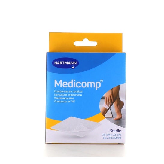 Medicomp Compresa 7,5x7,5 2x5uds