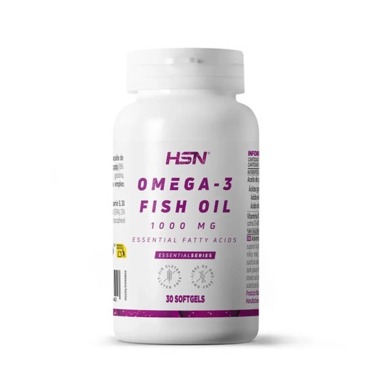 HSN Omega-3 Aceite Pescado 1000mg 30 perlas