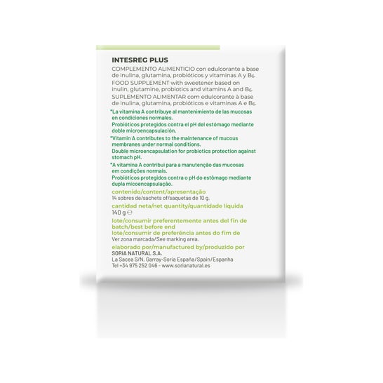 Soria Complément Intesreg Plus 14 Enveloppes