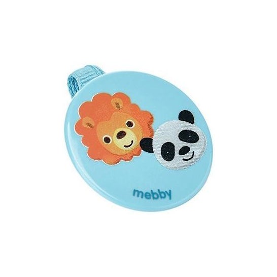 Mebby Clip Porte-sucette Bleu 1 Unité