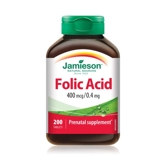 Acide folique Jamieson 400mg 200caps