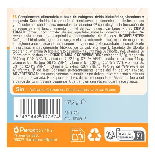 Epaplus Collagène + Ac. hyaluronique + Magnésium 224 comprimés