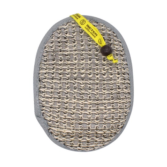 Eponge de bain en sisal Beter avec bride en caoutchouc 1ud