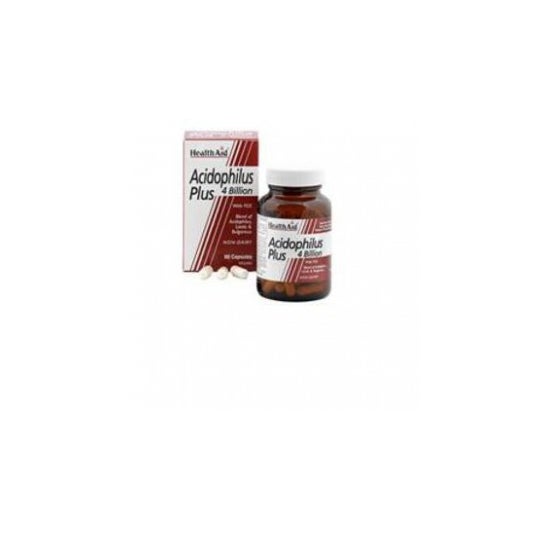 Health Aid Acidophilus Plus 4 Milliards 60 Caps.
