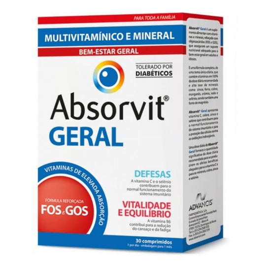 Absorvit Geral 30comp Absorvit Geral 30comp