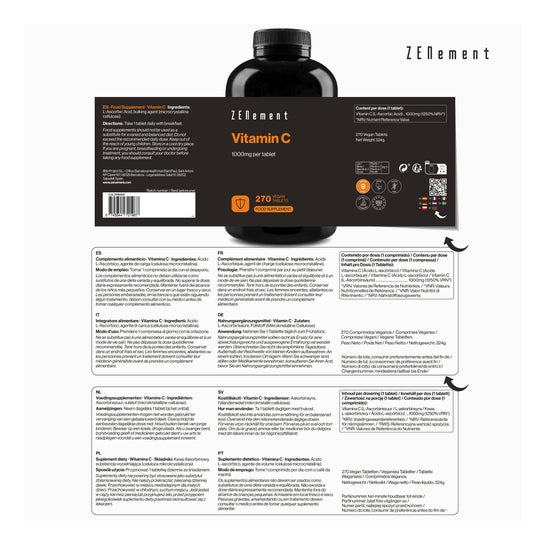 Zenement Vitamine C 1000mg 270comp
