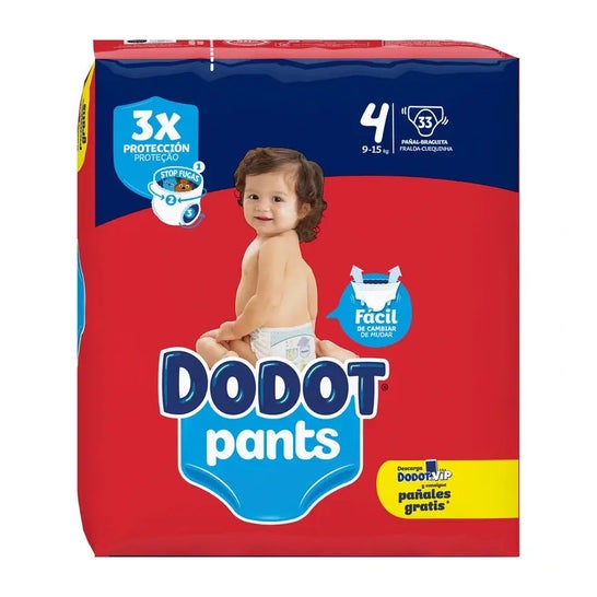 Culotte de couche Dodot T- 4 9-15Kg 34Uds Culotte de couche Dodot T- 4 9-15Kg 34Uds