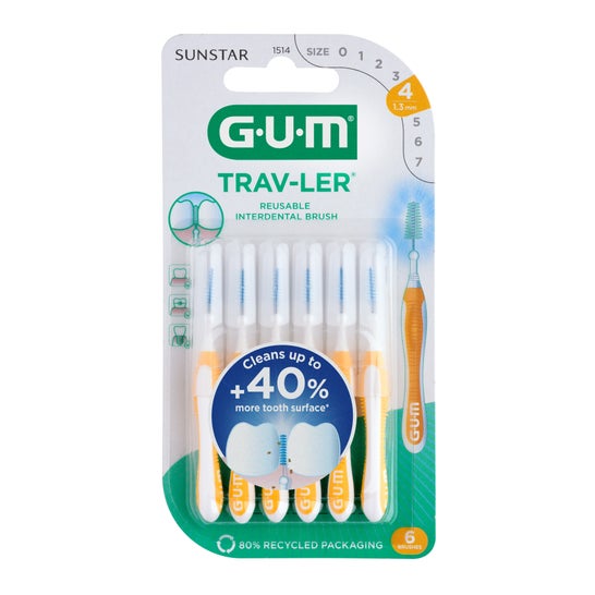 GUM Trav-Ler Brosse Interdentaire 1,3 mm 6 Unités