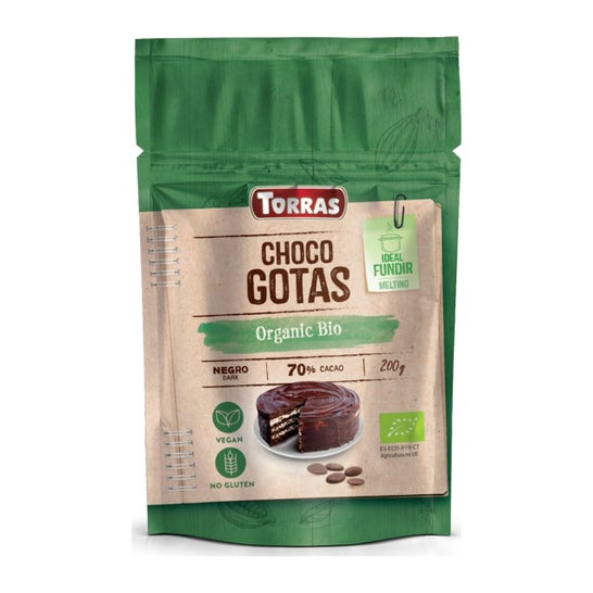 Torras Gouttes de Chocolat 70% Cacao Doypack 200g