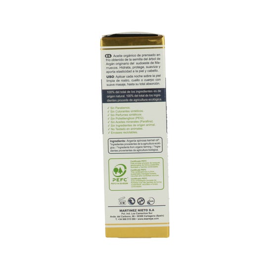 M N Marnys Huile d'Argan Bio 50ml