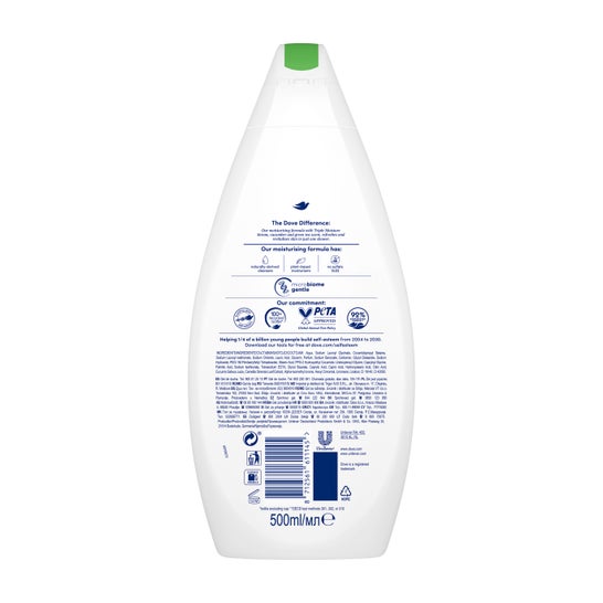 Dove Go Fresh Concombre Thé Vert Gel Douche Hydratant 500ml