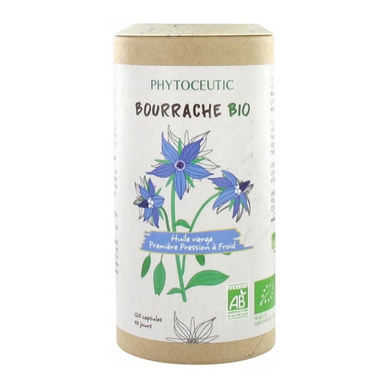 Phytoceutic Bourrache Aceite Virgen Bio 120caps