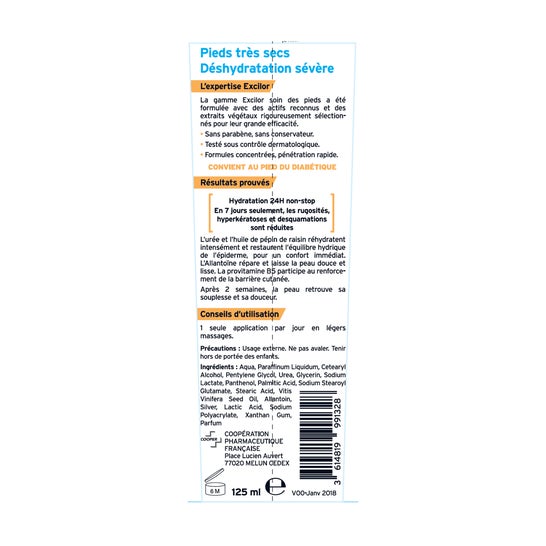 Excilor Crème Hydra-Intense 125ml