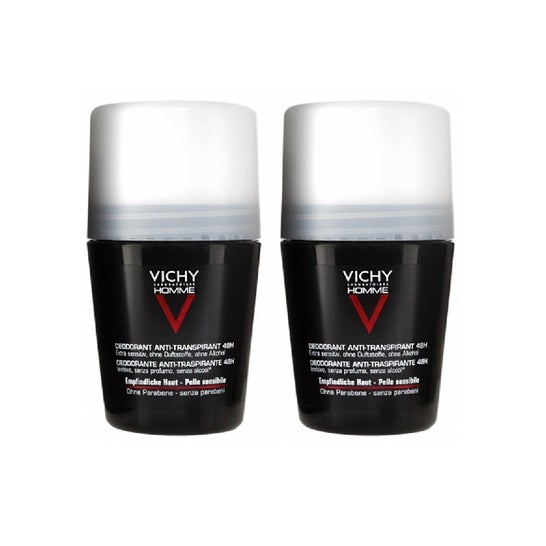 Vichy Homme Deodorant Bill 72H 2x50ml