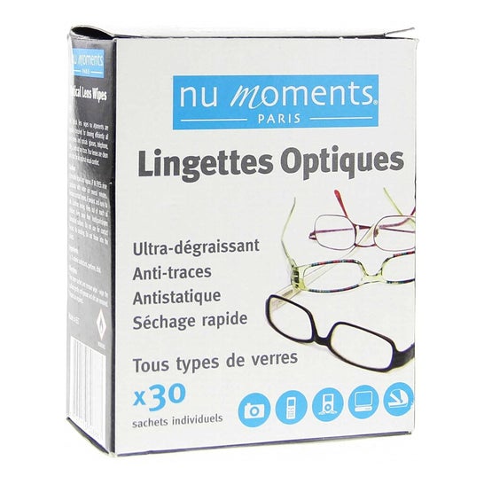 Nu Moments Lingettes Optiques 30 sachets