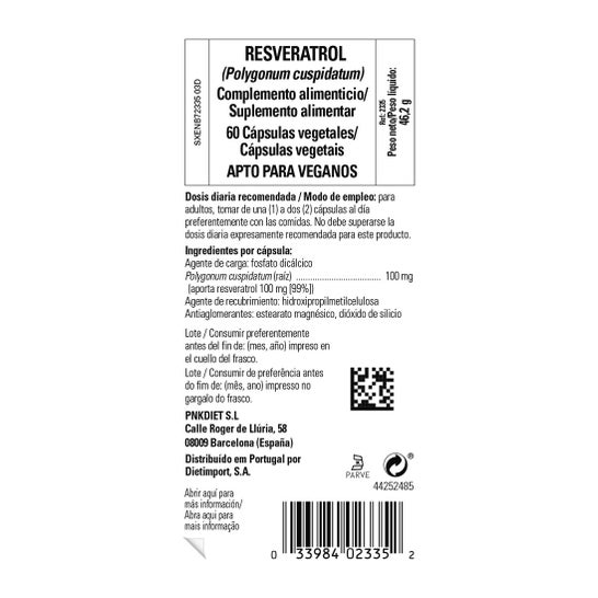 Solgar Resveratrol 60 gélules Végétales