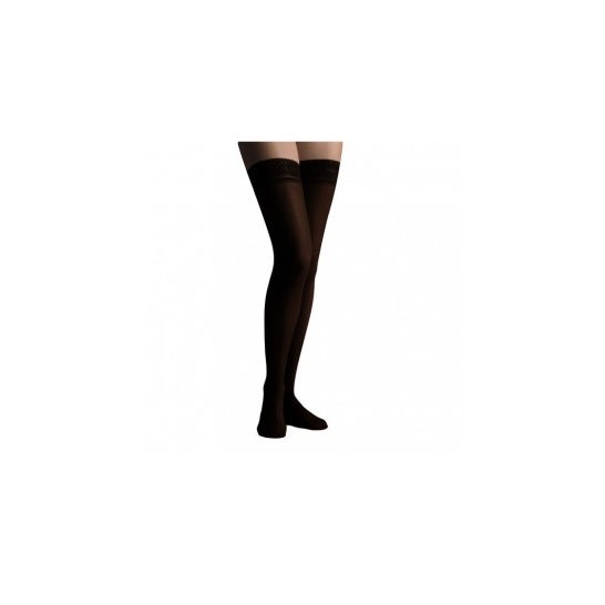 Farmalastic Bas Long Dentelle (A-F) Compression Normale T-Reina Plus Noir