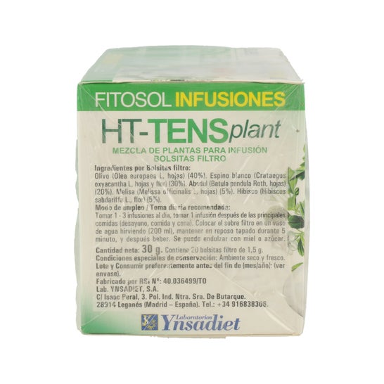 Ynsadiet infusion ht-tens 20 filtres