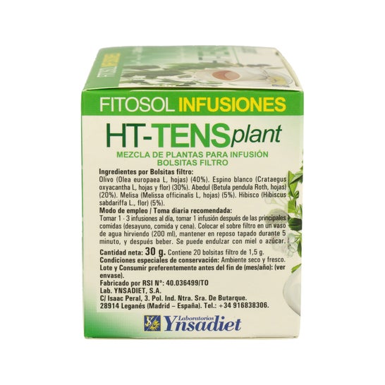 Ynsadiet infusion ht-tens 20 filtres