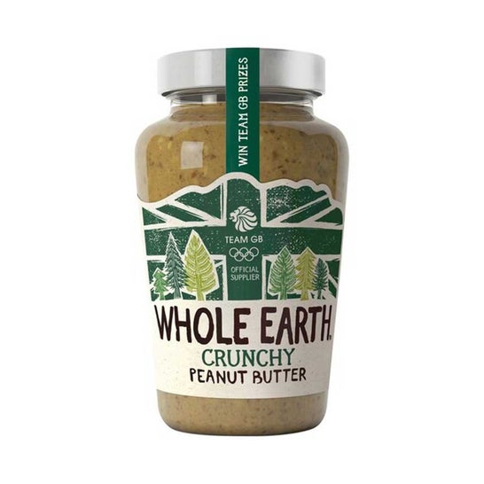 Beurre de cacahuètes crunchy - Whole Earth - 340 g