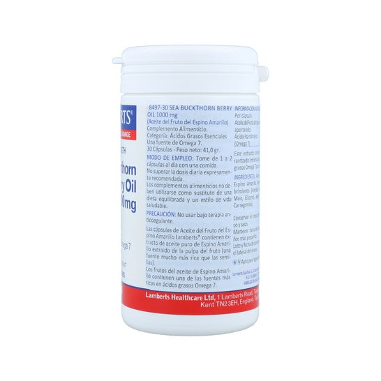 Lamberts Aceite Fruto Espino Amarillo 1000mg 30 Caps