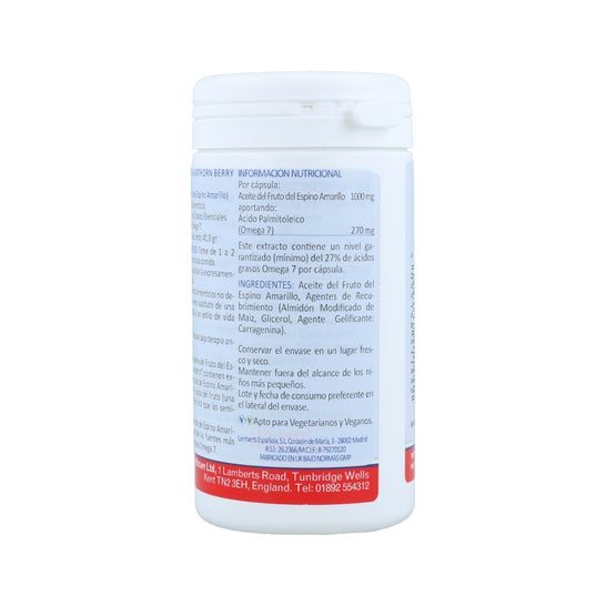 Lamberts Aceite Fruto Espino Amarillo 1000mg 30 Caps