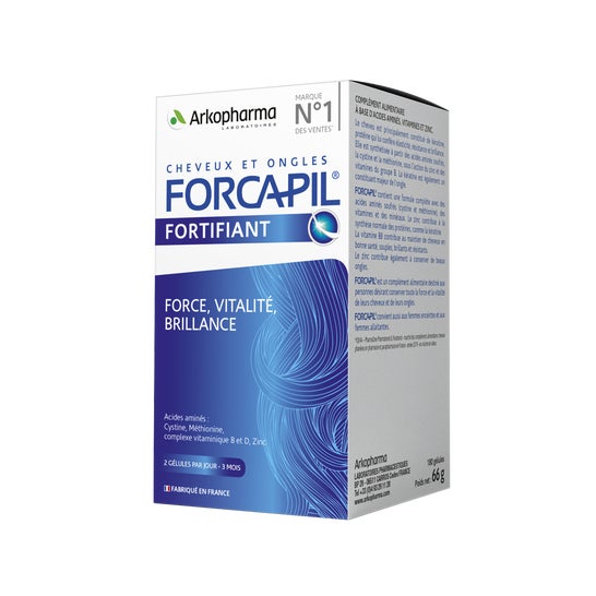 Arkopharma Forcapil Fortifiant Cheveux & Ongles 180 gélules