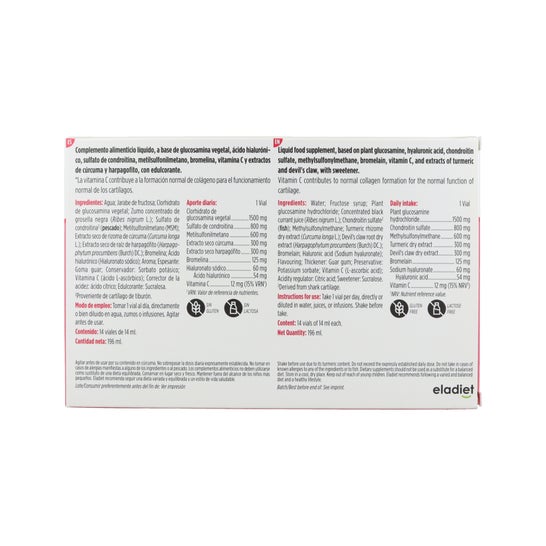 Eladiet Regendol Articulaciones Forte 14 viales
