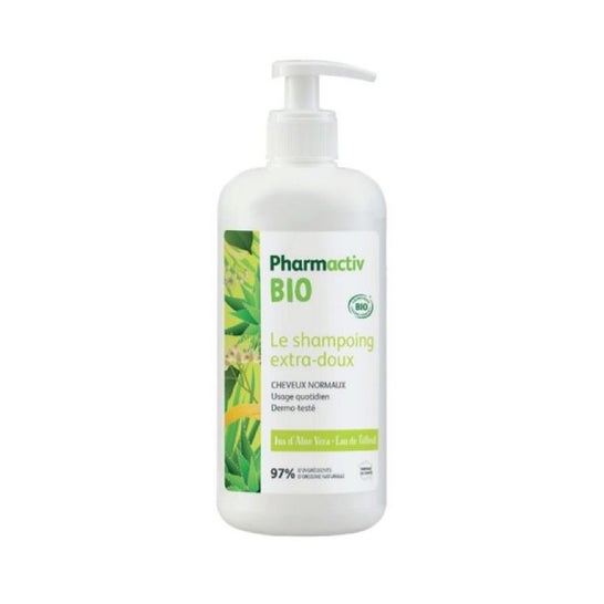 Pharmactiv Shampooing Extra Doux Aloe Bio 500ml
