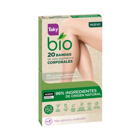 Taky Bande Cire Dépilatoire Bio 20uts