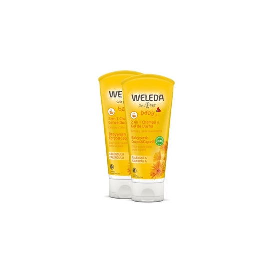 Weleda Bébé Crème Lavante Corps et Cheveux au Calendula 2 x 200 ml