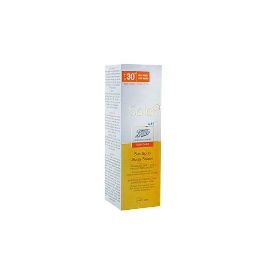 Boots Solei Sun Spray Lotion Solaire SPF30+ 150ml