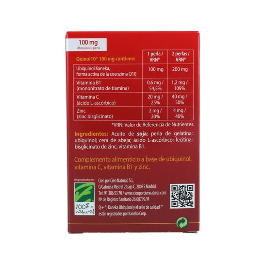 Quinol 100% naturel 10 30 gélules